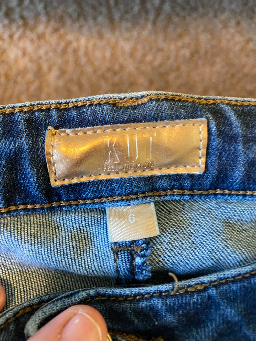 Kut from the Kloth Women's Dark Blue Bootcut Jeans - Picture 2 of 3